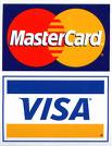 We accept Master, Visa, Discover