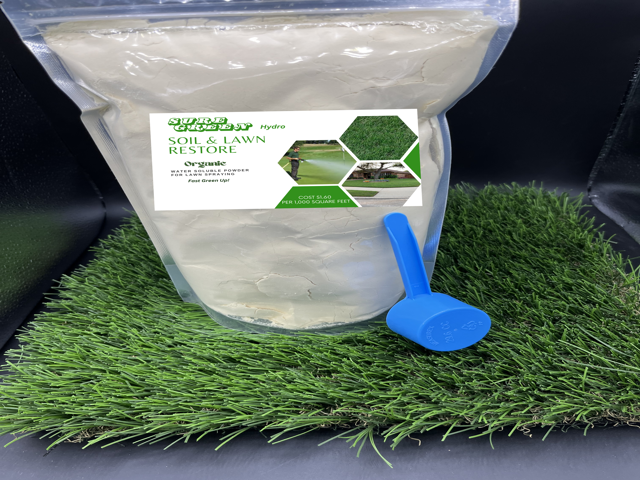 organic powder fertilizer for green grass